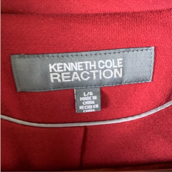 Kenneth Cole Reaction Jacket size Large Red - Picture 3 of 5